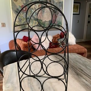 Seven Bottle Table Top Wine Rack